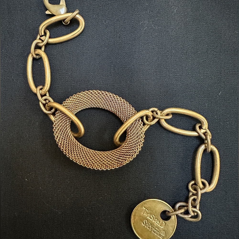 Twisted Silver Jewelry Bracelet